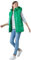 Roman Originals Quilted Gilet with Hood for Women UK Ladies Sleeveless Coat Hooded Jacket Padded Bodywarmer Winter Lightweight Warm Autumn Funnel Neck Longline Soft Bubbly - Green Gloss - Size 16