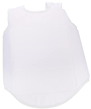 Happyyami 1stk Brustschutz Brustpolster Für Boxen Boxweste Brust-körper-Weste-rüstung Box-körperschutz Muay Thai Trainingsrüstung Professionelle Weste Weiß Polyester Sport Kind Fitnessgeräte
