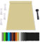 Sonnenschirm Segel, Balkon Terrasse Windschutz mit ösen, Wasserdicht markisenstoff, Terrasse überdachung Balkon Zaunblende Sichtschutz, für Balkon Garten Sand Beige 4x6M