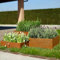 Kit cornici in corten per aiuola tonde o quadre (Kit cornici quadre)