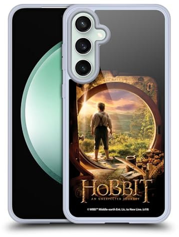Head Case Designs Offizielle The Hobbit An Unexpected Journey Hobbit in der Tür Schluessel Kunst Gel Handyhülle Hülle [Militärischer Schutzgrad] Kompatibel mit Samsung Galaxy S23 FE 5G