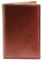 Charmoni - Porte Papier Voiture - Protection Anti RIFD - 2 Etuis Protèges Carte Grise et Permis Inclus - Porte Document Véhicule avec Rangement Assurance - Cuir Vachette (Cuir Collet Vache, Marron)
