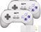 ZQJYMXY Console for videogiochi Plug And Play, console for videogiochi wireless retrò 4K HD NES Classic a 8 bit Giochi 2000SFC e 1000FC integrati Supporto for il download dei giochi