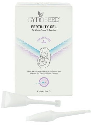 GYNOSEED Lubricant for Sex Gel zur Erleichterung der Empfängnis - Gleitmittel für Sex, Analverkehr, für alle Hauttypen geeignet, geruchlos und farblos, 125 ML