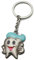 CAOXIAN Zähne Schlüsselanhänger Niedlich Geschenk Zahn Anhänger Charms Zahnform Schlüsselanhänger Tooth Health Awareness Schlüsselring für Zahnarzt Kinder Geschenk Tasche Anhänger, blau, M