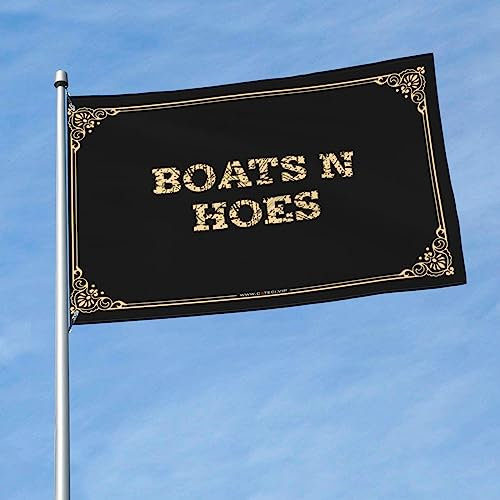 Room Decor Flags Boats N Hoes Flag Cool Flags For Man Cave College Dorm Room Decor(120X180CM)