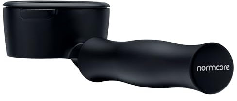 Normcore 58 mm Siebträger ohne Boden für Gaggia, Titan-PVD-Beschichtung, nackter Siebträger-Gruppenkopf mit schwarz eloxiertem Aluminium-Griff, passend für Gaggia Classic Espressomaschinen