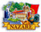 Quwsne Kühlschrankmagnet Nazaré Portugal Kühlschrankmagnet Stadt Reise Souvenirs Touristengeschenke 3D klassische Sehenswürdigkeiten handgefertigt Handwerk Heimdekoration -1953