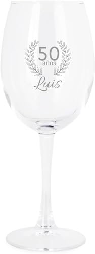 Cocholate | Copa de Vino Personalizada | Copa de Cristal Grabada para Vino con el Nombre o Texto que quieras | Copa de Cristal de (Gran reserva) (1, Copa de Vino con Logo)