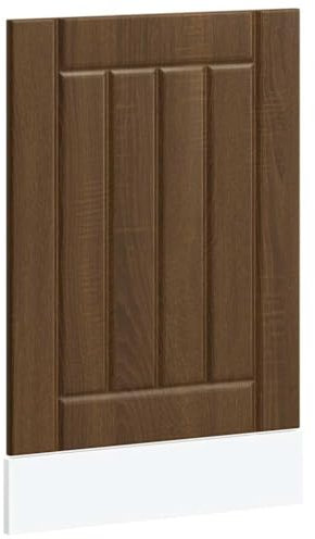vidaXL Dishwasher Panel Lucca Brown Oak Engineered Wood