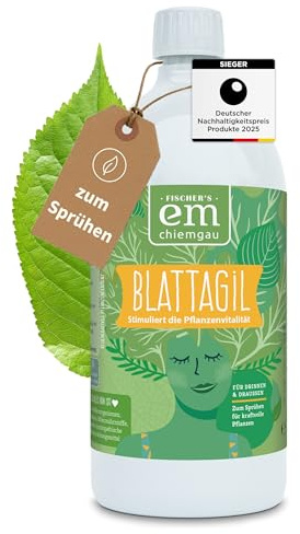 Blattagil - Regeneratives Pflanzenferment – Stärkt Widerstandskraft & Wachstum – Unterstützt bei Trockenheit, Stress & Umtopfen – Bio-Kräuter & Mikroben – Für Zimmer- & Gartenpflanzen (1 L)