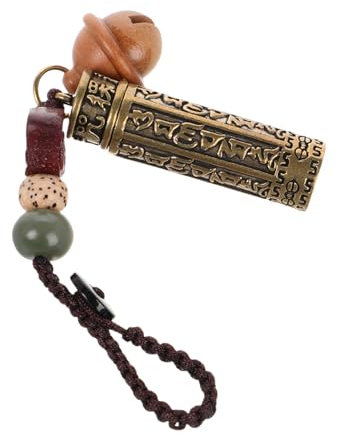 VALICLUD Messing Schlüsselanhänger Retro Design Amulett Für Autoschlüssel Rucksack Taschenanhänger Persönlicher Schlüsselanhänger Für Frauen