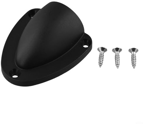 Weatherproof Nylon Ventilation Cap for Cables and Hoses, Ideal Solution for Harsh Outdoor Conditions (Small Black)
