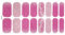 Nail Polish Strips, French Manicure Sticker for Semi-Cured Gel Nail Polish | Get Salon Like Nails with Colorful Nail Films at Home