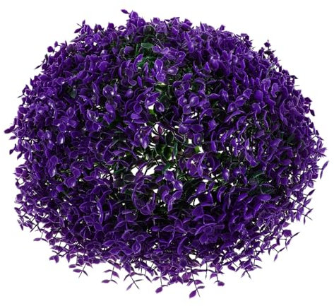 KAILIKETIY Boules Topiaires Artificielles Herbe Décoratives Boules Suspendues Eucalyptus Décoration pour Intérieur Et Extérieur