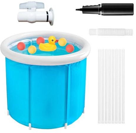 Tragbare Badewanne, separate -Badewanne mit Heizung, große Badewanne, wasserdicht, für Reisen, Camping, Garten, Hof, Haus, Familie