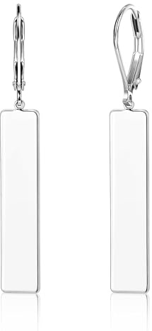 14K Vergoldet Französisch Ohrhake Ohrringe Hängend Lang Ohrhänger für Damen | Hypoallergen Silber 925 Ohrringe Hängend Lange Wassertropfen Ohrhänger Baumelnde Boho Hammer Anhängerohrringe Damen Frauen