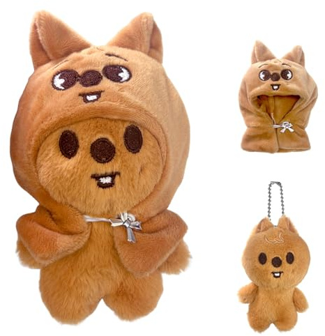 BJPERFMS SKids Plüschpuppe Schlüsselanhänger, 13.5CM Keychain, SKids Plüsch Keychain, Niedlicher Rucksack Anhänger für Kpop Fans, Stay