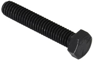 Vis à tête hexagonale en acier noir 3/8-24 UNF – Vis à métaux durables en acier au carbone for le travail des métaux (5/10/20 pièces)(3/4,5PIECES_3/8-24)