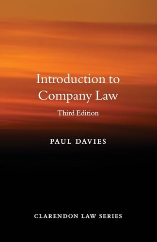 INTRODUCTION TO COMPANY LAW 3E CLS PAPER (Clarendon Law Series)