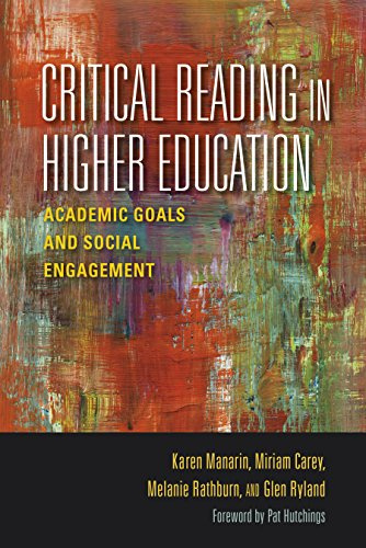 Critical Reading in Higher Education: Academic Goals and Social Engagement (Scholarship of Teaching and Learning)