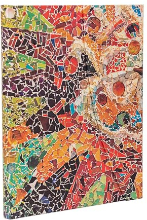 Gaudi’s Sun (Gaudi’s Mosaics) Ultra Lined Hardback Journal (Wrap Closure)