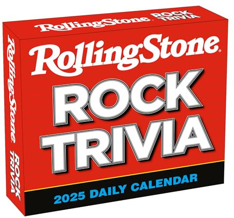 Rolling Stone Rock Trivia 2025 Tageskalender