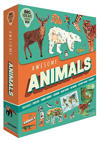 Awesome Animals: Kit Includes Poster; Jigsaw; Game Cards and Much More!