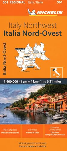 Michelin Map Italy: Northwest Map 561 (Maps/Regional (Michelin))
