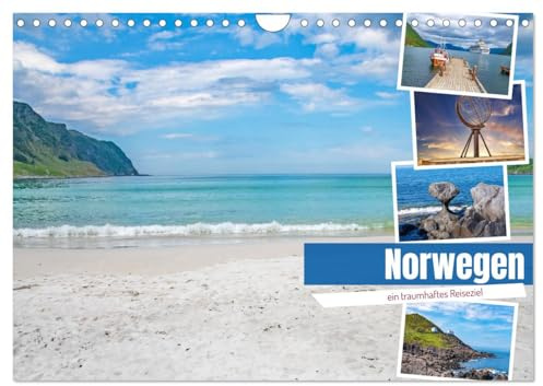 Norwegen - ein traumhaftes Reiseziel (Wandkalender 2026 DIN A4 quer), CALVENDO Monatskalender: Norwegen ist ein faszinierendes Land mit reizvollen ... und wunderschönen Seen. (CALVENDO Orte)