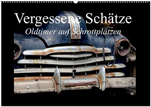 Vergessene Schätze - Oldtimer auf Schrottplätzen (Wandkalender 2026 DIN A2 quer), CALVENDO Monatskalender: Auf osteuropäischen Schrottplätzen kann man wahre Auto-Schätze entdecken (CALVENDO Hobbys)