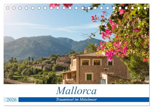 Mallorca - Trauminsel im Mittelmeer (Tischkalender 2026 DIN A5 quer), CALVENDO Monatskalender (CALVENDO Orte)