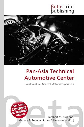 Pan-Asia Technical Automotive Center: Joint Venture, General Motors Corporation