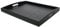 DILLMAN Wooden Serving Tray Large Black Rectangular Food Tray With Handles (Large)
