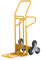 Svelt Carrello Saliscale Professionale in Acciaio per Lavori Leggeri – Pedana Ribaltabile, Ruote Ø150 mm Mozzo Plastica