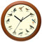 Belinlen Singing Bird Wanduhr 30,5 cm mit Namen und Liedern der Vogel