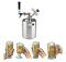 2L / 64 Ounce Mini Pressurized Beer Keg System, Stainless Steel Kegerator Dispenser Kit, Portable Growler Co2 Pressure Regulator Keeps Fresh and Cold for Craft Beer Homebrew