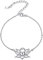 ChicSilver 925 Lotus Armschmuck für Damen und Mädchen Damen-Silberarmband Lotusblume mit Schmuckbox als Valentinstag/Geburtstag