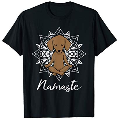Dackel Yoga für einen Yoga Workout Fan T-Shirt
