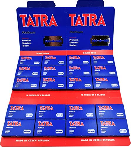 100 Tatra Platinum Rasierklingen