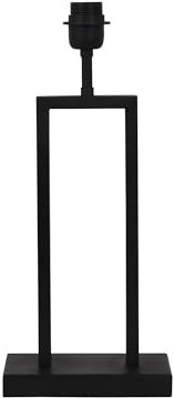 Light & Living Lampenfuß Shiva - Schwarz - 20x10x41cm - Rechteck - Metall - Tischlampenfuß - Lampe Wohnzimmer & Schlafzimmer