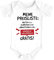 MoonWorks® Baby Body mit Spruch lustig Meine Preisliste Bio-Baumwolle Jungen & Mädchen weiß 0-3 Monate