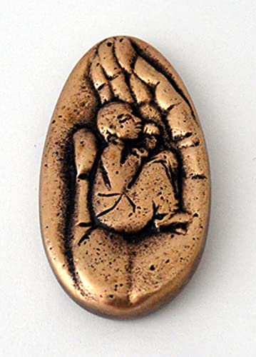 Handschmeichler Schützende Hand Bronze ca.5 5x3cm