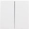 McPower Serien-Schalter | Shallow | 2-fach, 250V~/10A, Unterputz, Klemmanschluss, weiß matt, modernes Design