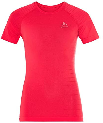 Odlo Damen Performance Light Funktionsunterwäsche Kurzarm Shirt, Paradise pink, L
