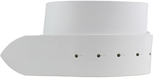 BELTINGER Wechselgürtel aus Vollrindleder ohne Schnalle 5 cm | Druckknopf-Gürtel für Damen Herren 50mm | Breiter Leder-Gürtel