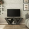 Dmora Mobile Porta TV Pegasus, Credenza da Soggiorno, Armadio Basso per TV, Base Parete attrezzata, 110x30h40 cm, Antracite
