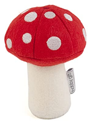 Hobby Gift Novelty Fabric Pincushion - 8 x 8 x 10.5cm - Toadstool