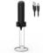 COKUNST Rechargeable Milk Frother Handheld, Electric Frother Mixer with Integrated USB-C Stand, Matcha Coffee Lattee Portable Drink Mixer Pasteable Hanging Stand for Kitchen