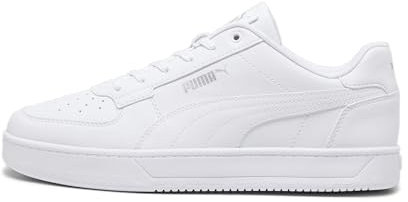 PUMA Unisex Caven 2.0 Sneaker, White Silver, 42.5 EU